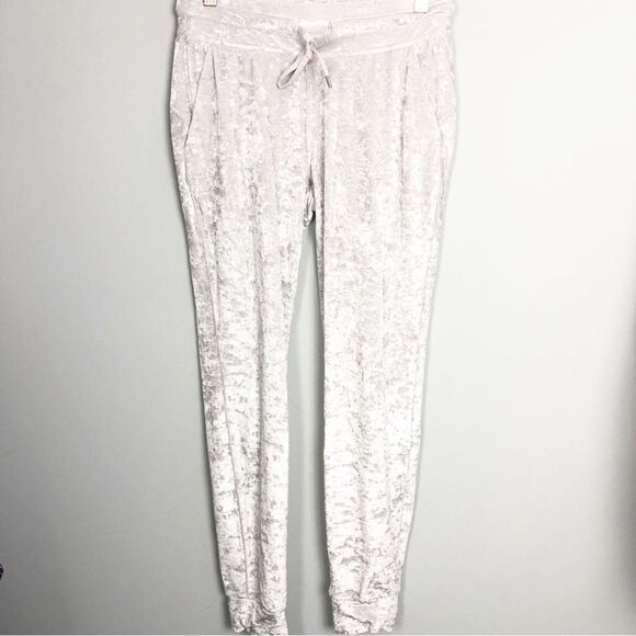 LULULEMON | Ready To Crush Chrome Velvet Joggers Drawstring Waist Women’s Size 6 - Picture 6 of 14